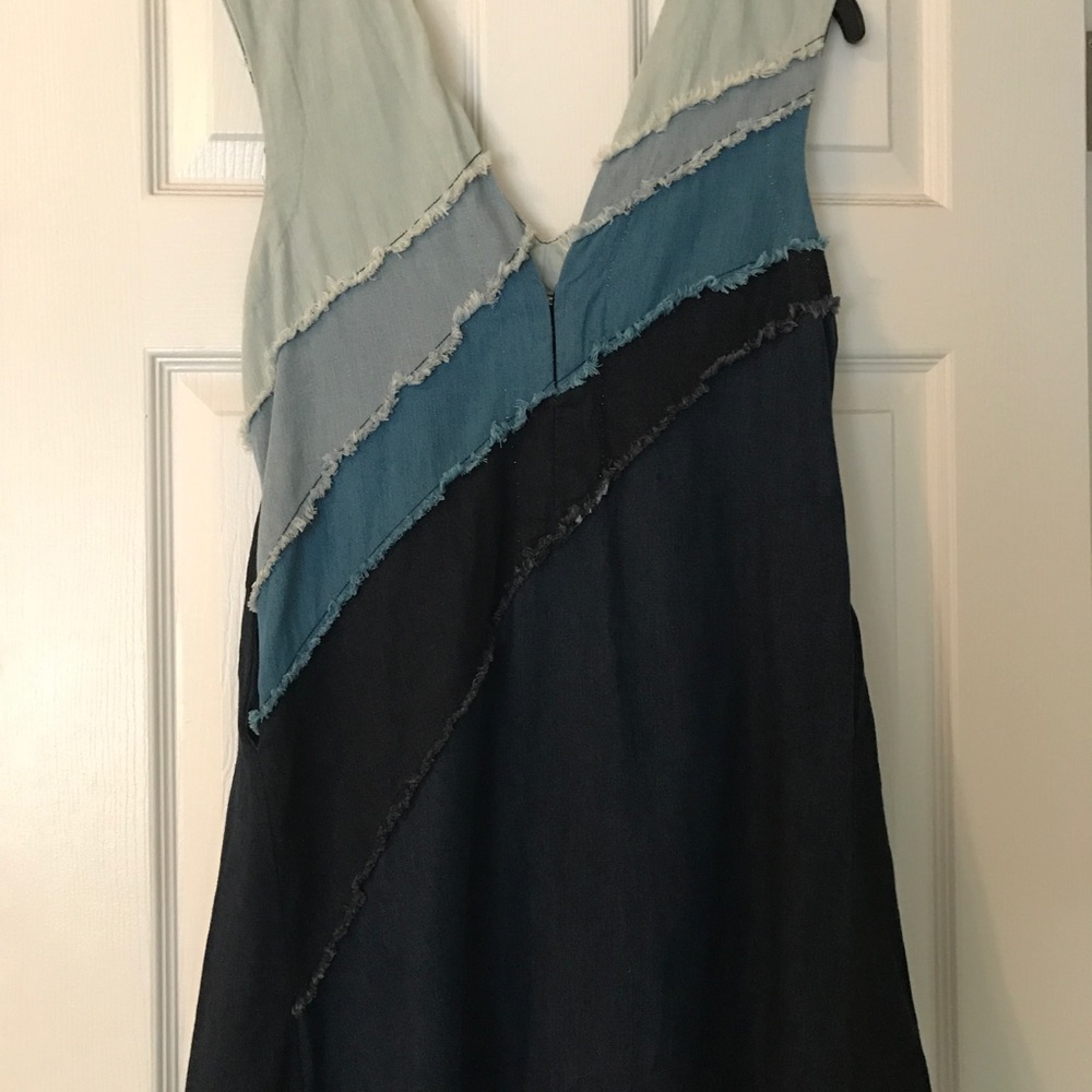 FreePeople jean patch dress (size s)